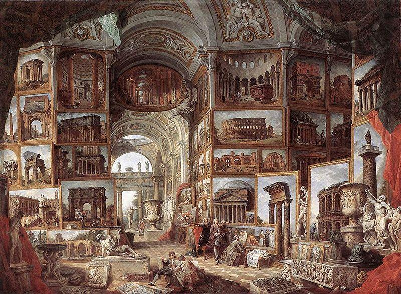 Giovanni Paolo Pannini Galerie de vues de la Rome antique